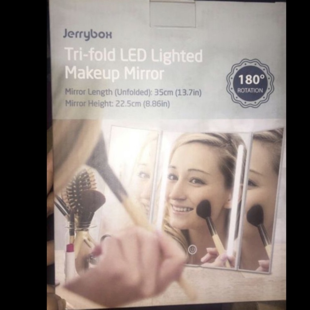 Travel vanity make up mirror